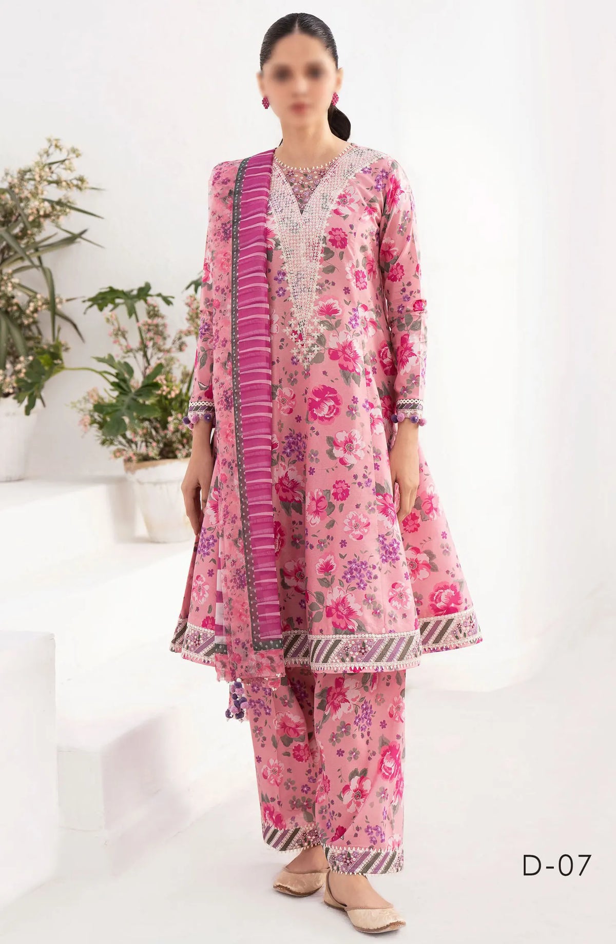 Delia By Jazmin Lawn Collection 2024 - D 07