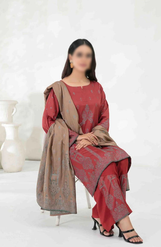 Meeza - Staple Banarsi 3pcs Collection 2024 - D-3801