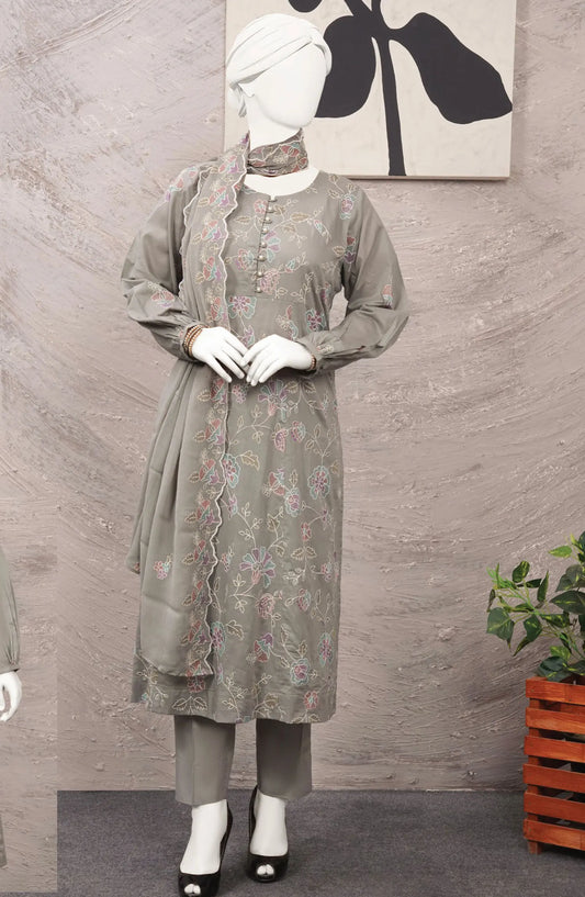 Dukhtar Embroidered Lawn Collection 2024 - Design 08