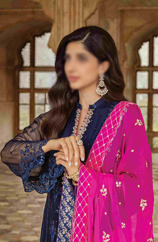 Tahra Unstitch Formal collection by Zainab Chottani - D-09 SULTANA
