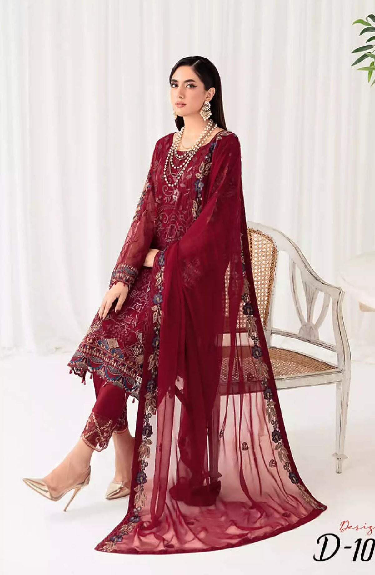 Ramsha Rangoon Luxury Chiffon Collection Vol 10 - D 1004