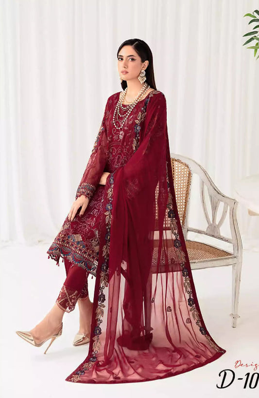 Ramsha Rangoon Luxury Chiffon Collection Vol 10 - D 1004