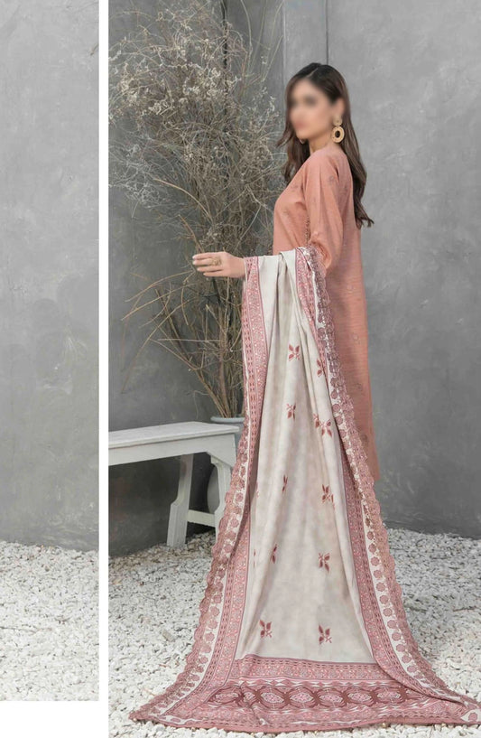 Dimah - Embroidered Schiffli Khaddar Collection - D-1165