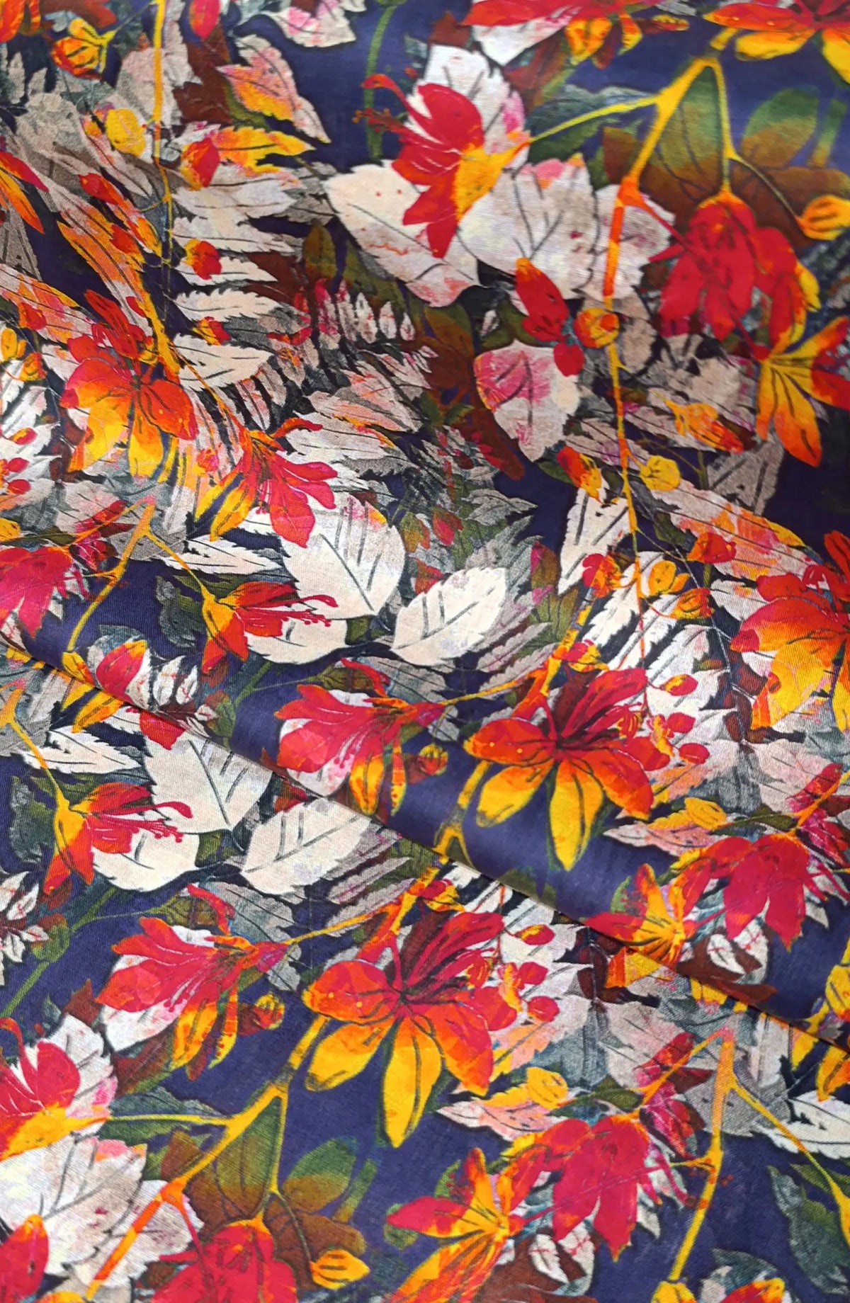 Classic Unstitched 2pcs Digital Printed Lawn Collection Vol-05 By Amna Khadija  - D-11