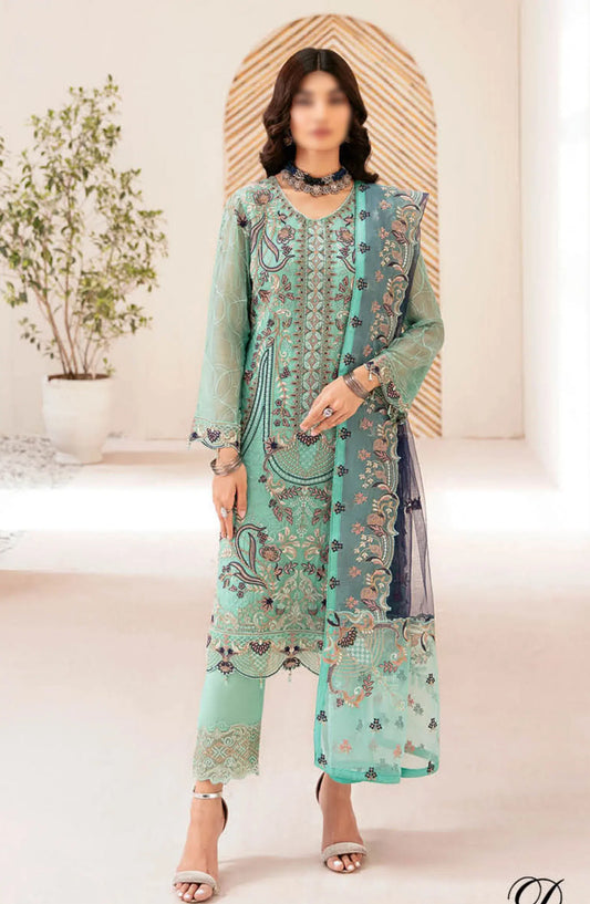 Ramsha Rangoon Chiffon Collection Vol 12 - D 1207