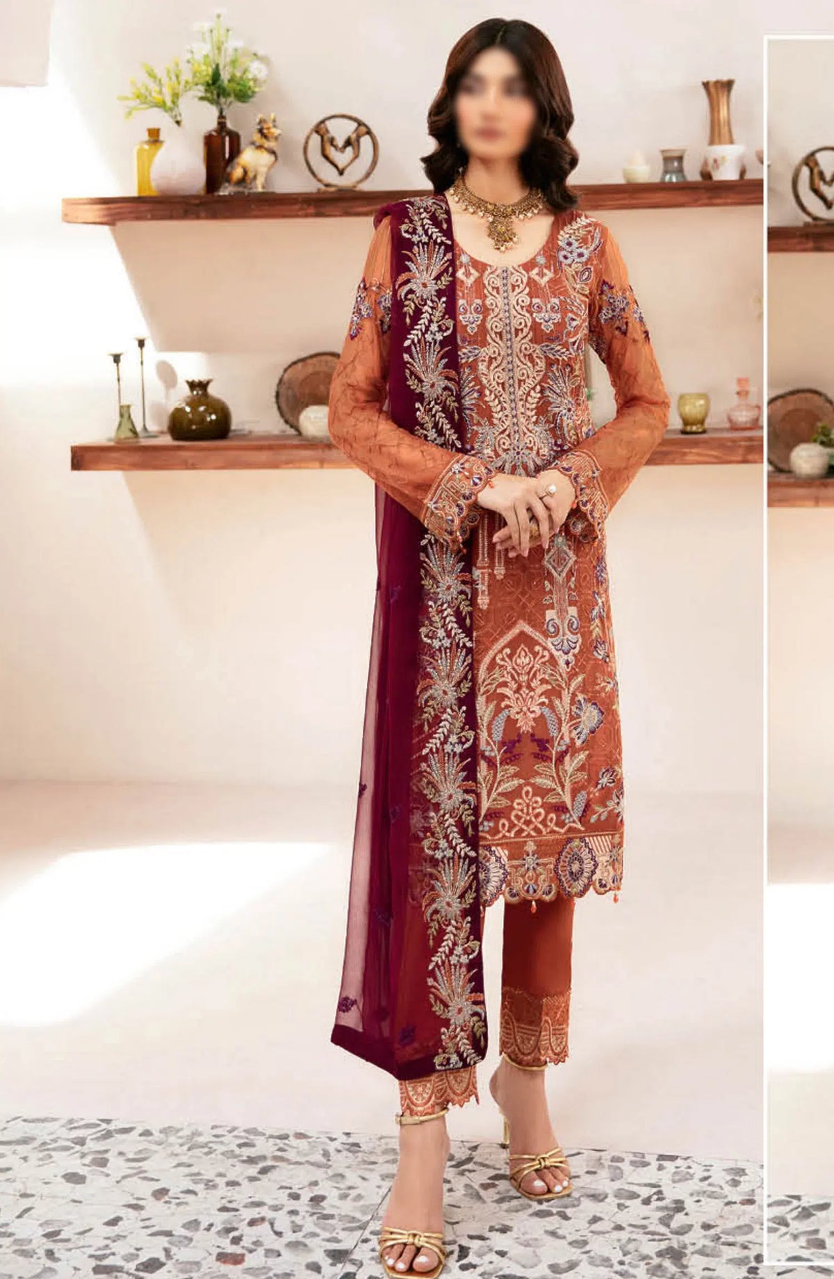 Ramsha Rangoon Chiffon Collection Vol 12 - D 1209