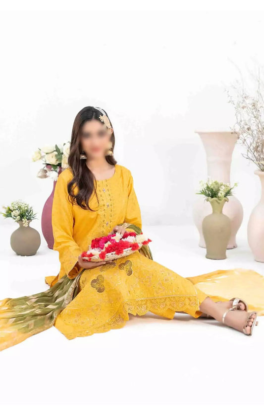 Sira - Embroidered Viscose Jacquard Collection - D-1312