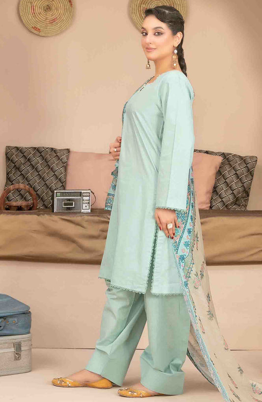Pushpa by Tawakkal Fabric Printed Lawn Stitched 3 Piece Suit - D-1539 - TF25PS - Blue - Summer Collection