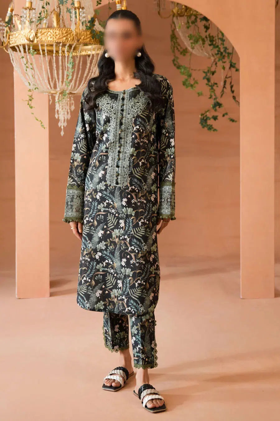 JADE SUMMER FLORA 2 PC COLLECTION 2024 - D-20542