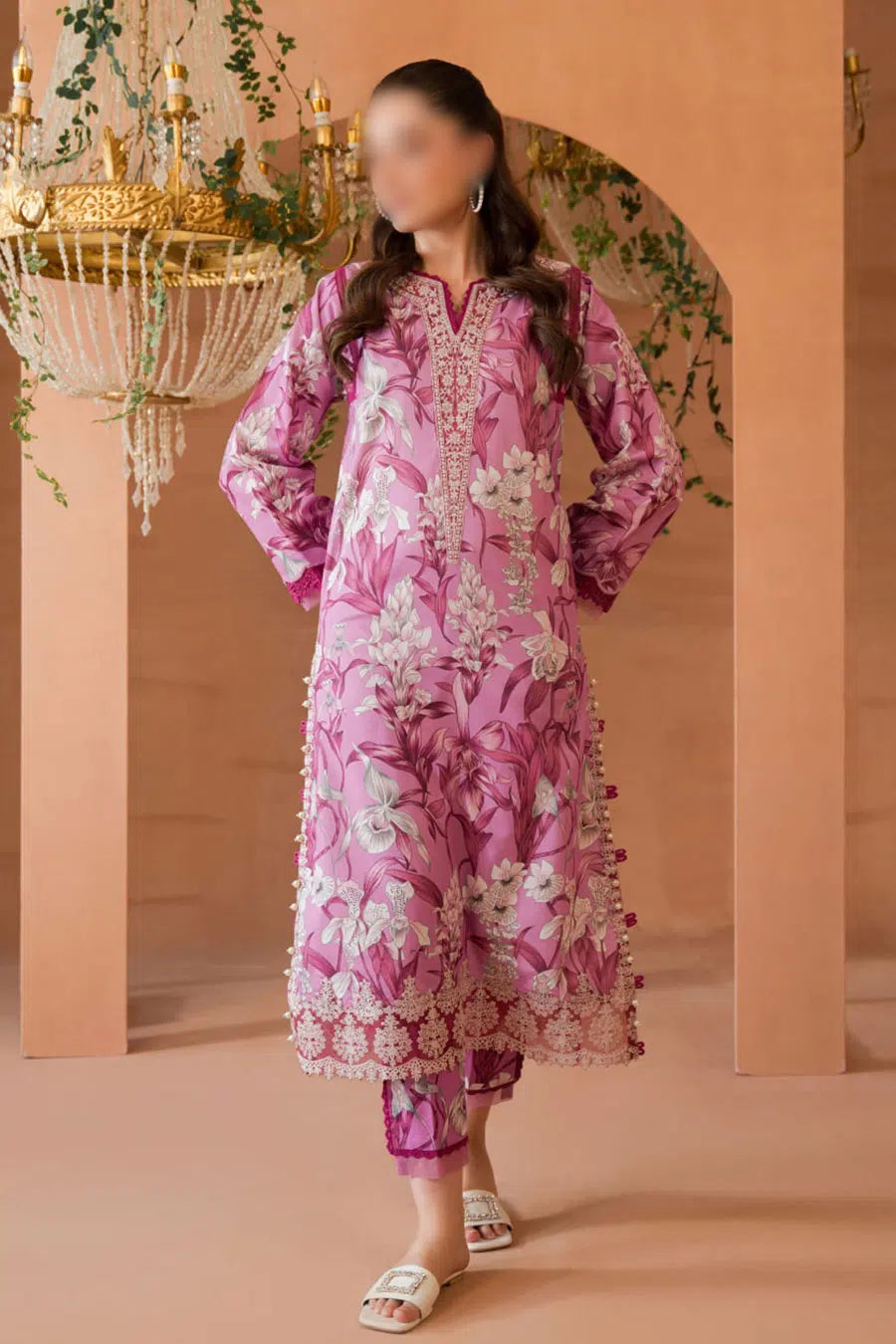 JADE SUMMER FLORA 2 PC COLLECTION 2024 - D-20544