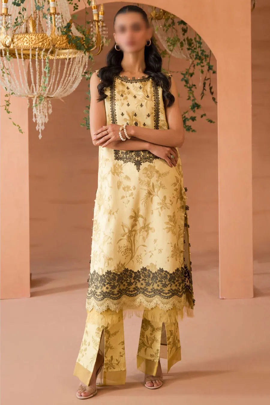 JADE SUMMER FLORA 2 PC COLLECTION 2024 - D-20545