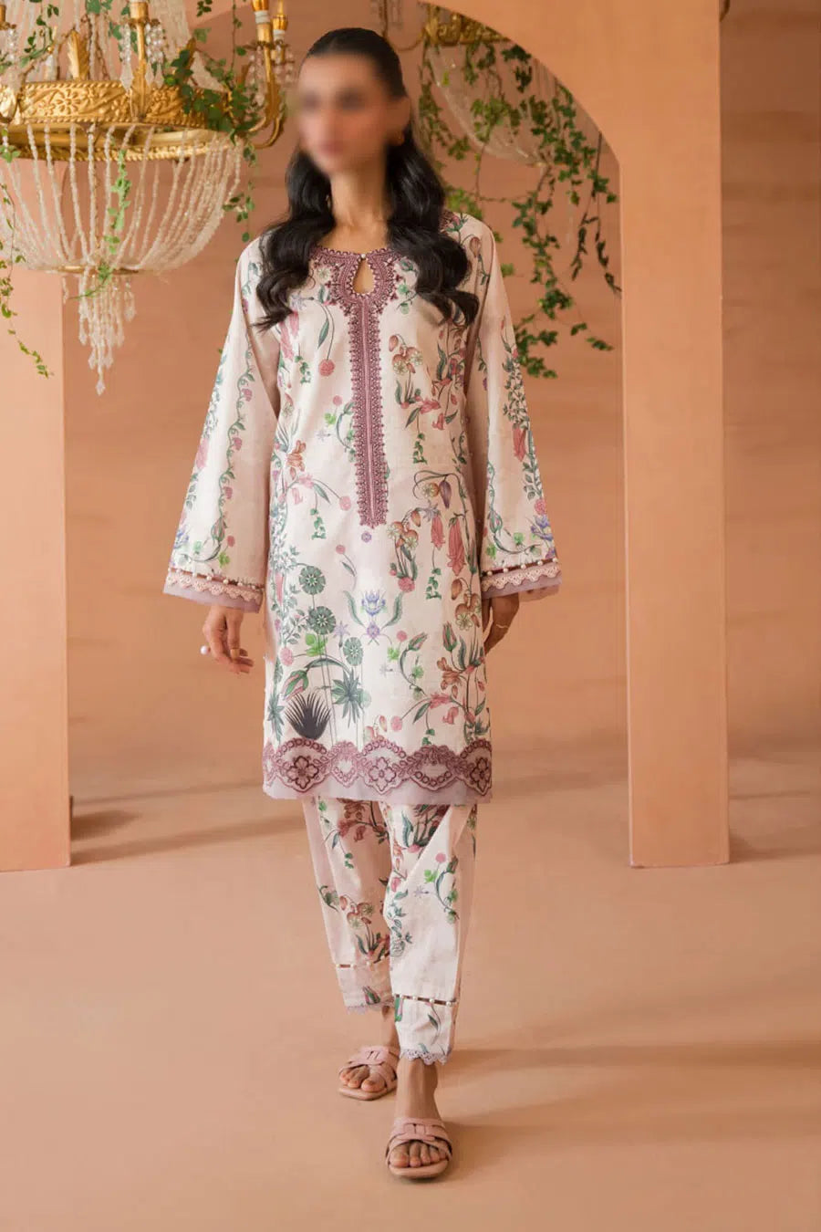 JADE SUMMER FLORA 2 PC COLLECTION 2024 - D-20562