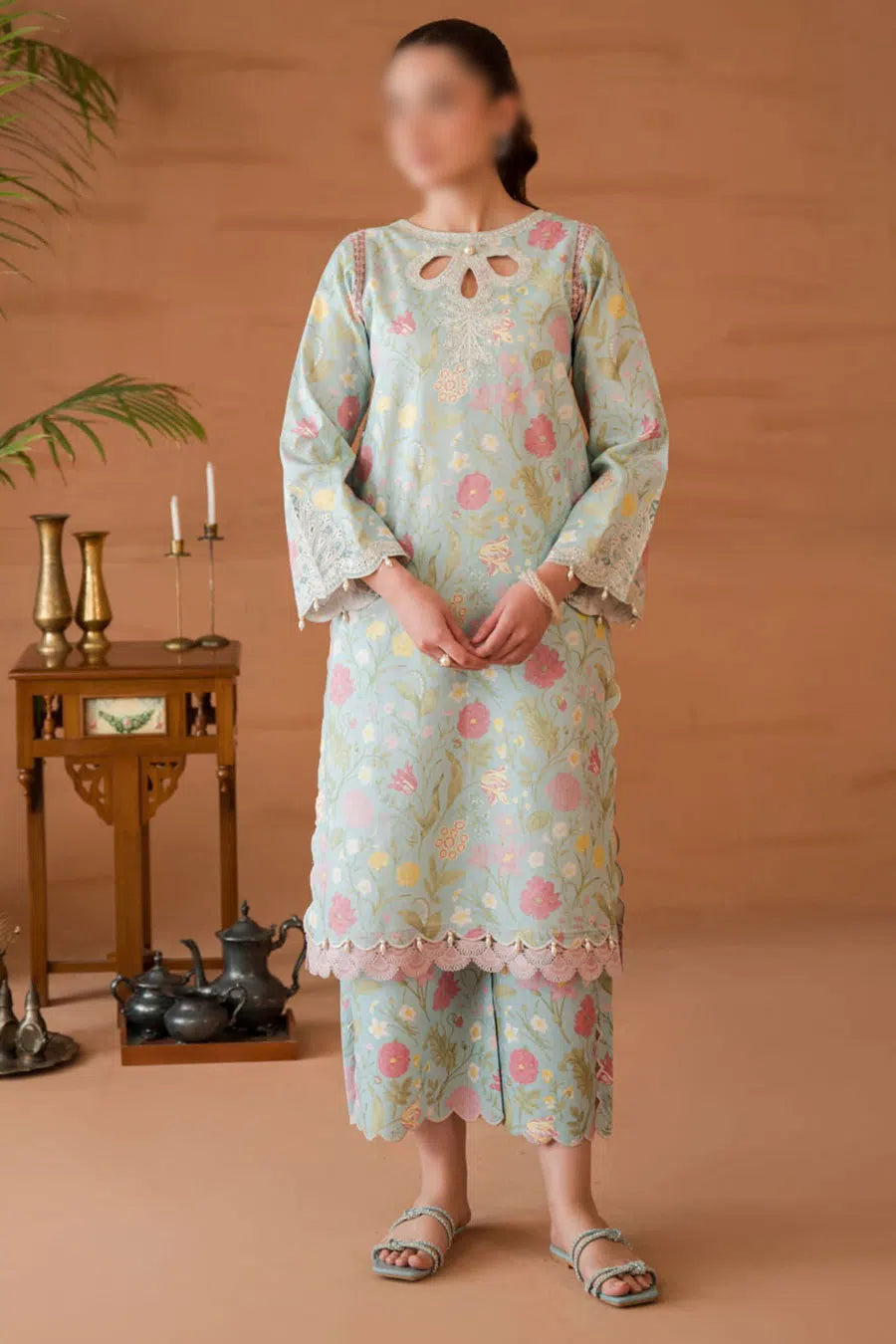 JADE SUMMER FLORA 2 PC COLLECTION 2024 - D-20567