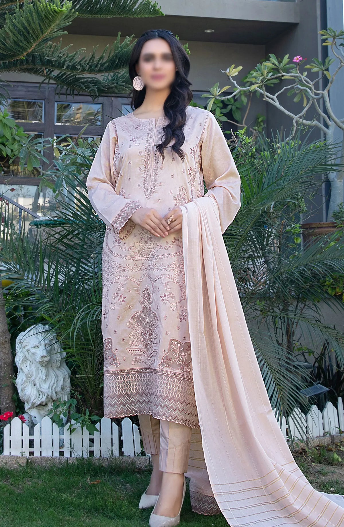 Marzhan - Fancy Jacquard Lawn Collection By Tawakkal Fabrics - D 2073