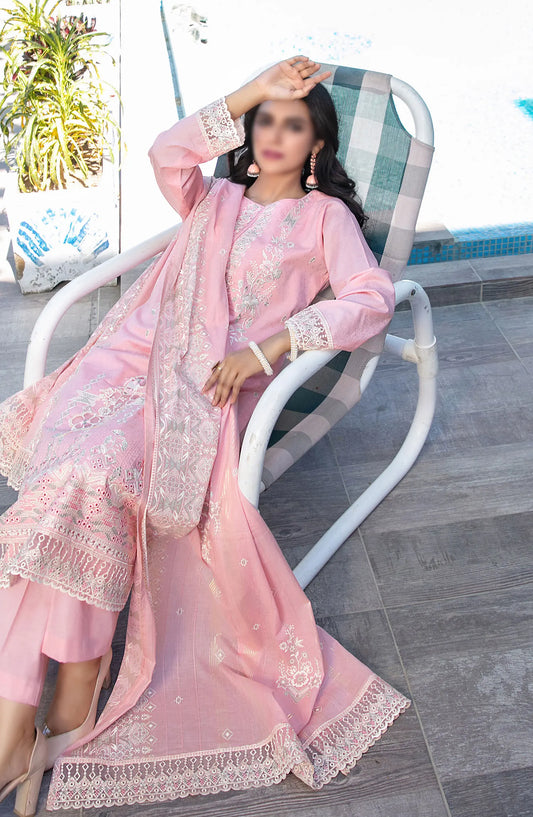 Marzhan - Fancy Jacquard Lawn Collection By Tawakkal Fabrics - D 2074
