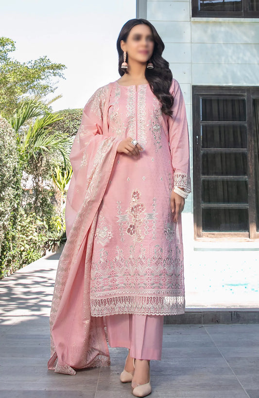 Marzhan - Fancy Jacquard Lawn Collection By Tawakkal Fabrics - D 2074