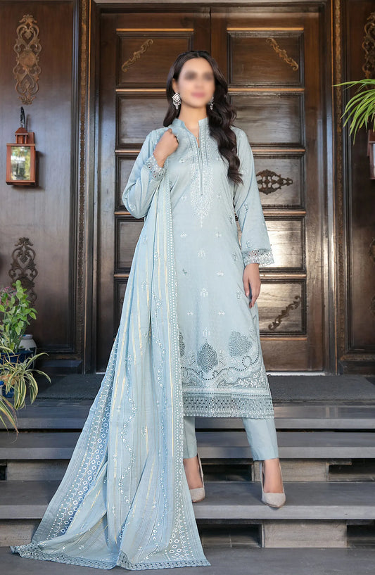 Marzhan - Fancy Jacquard Lawn Collection By Tawakkal Fabrics - D 2075
