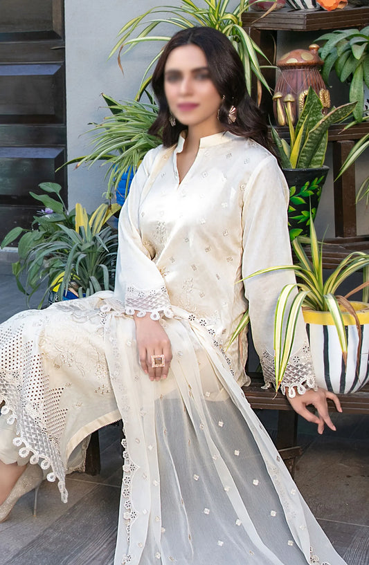 Marzhan - Fancy Jacquard Lawn Collection By Tawakkal Fabrics - D 2076