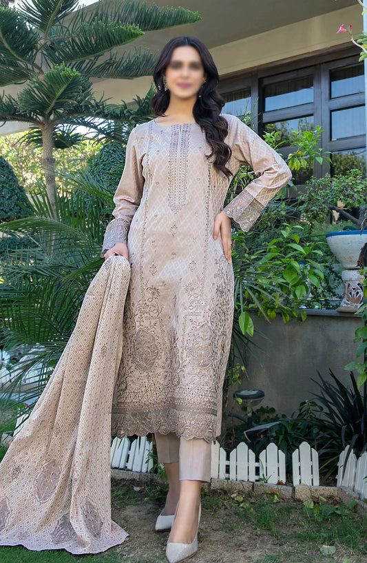 Marzhan - Fancy Jacquard Lawn Collection By Tawakkal Fabrics - D 2078
