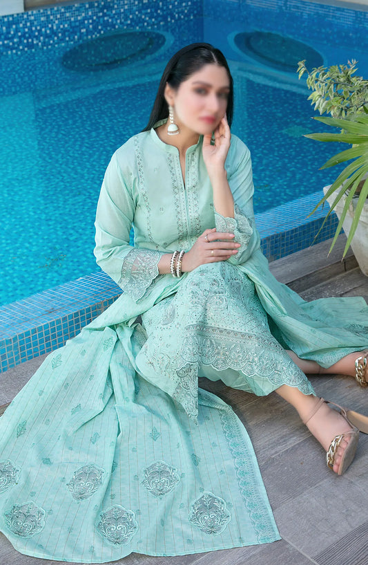 Marzhan - Fancy Jacquard Lawn Collection By Tawakkal Fabrics - D 2080