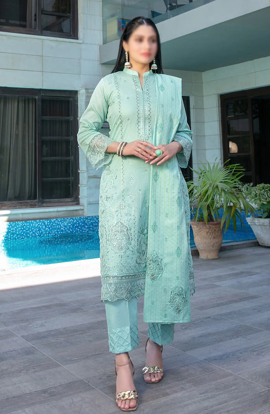 Marzhan - Fancy Jacquard Lawn Collection By Tawakkal Fabrics - D 2080
