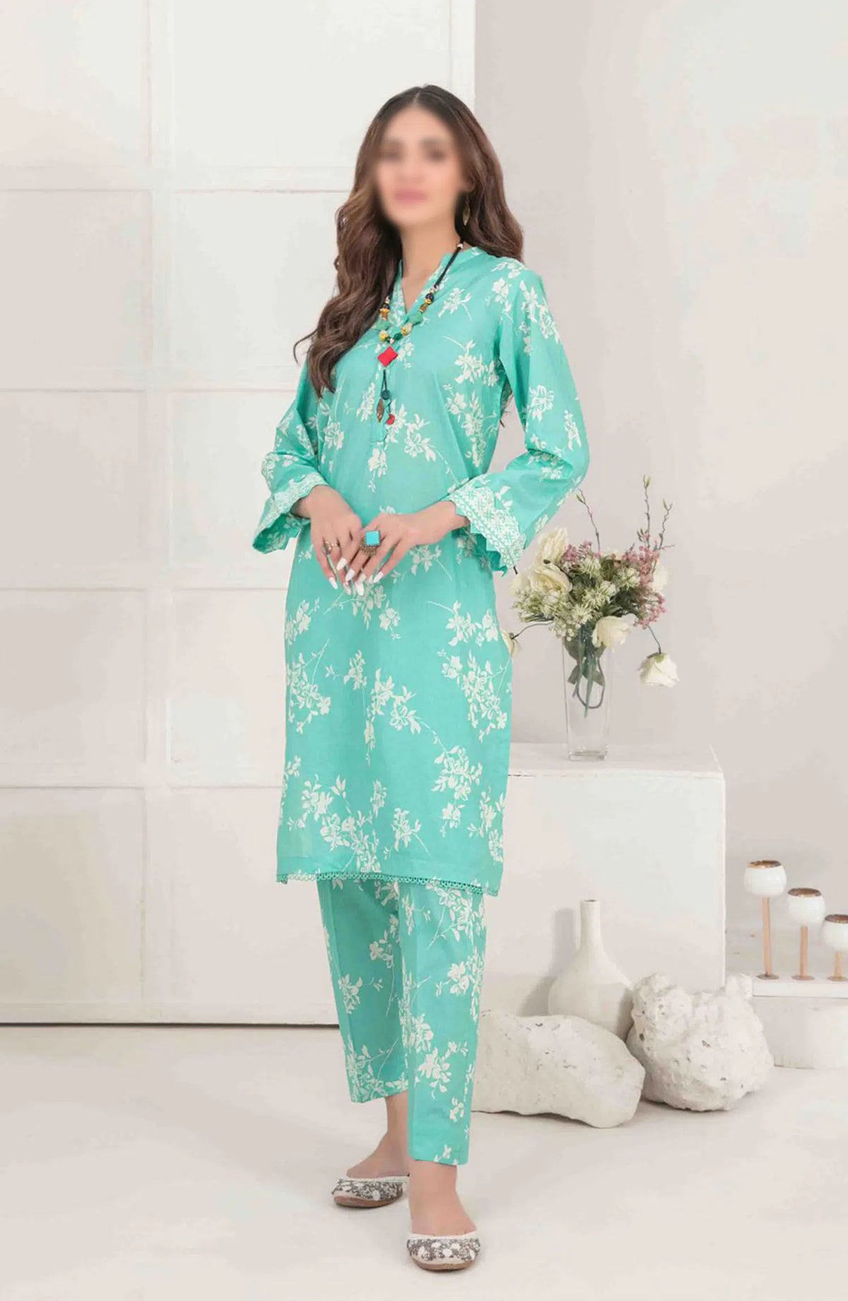 DIVANI VOL II Stitched Digital Printed 2pcs Collection 2024 - D 2114