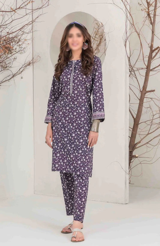 DIVANI VOL III Stitched Digital Printed 2pcs Collection 2024 - D 2126