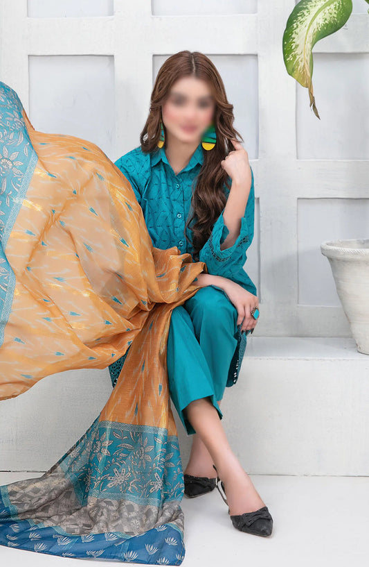 Pegah Schiffli Embroidered Cotton Collection - D 2144