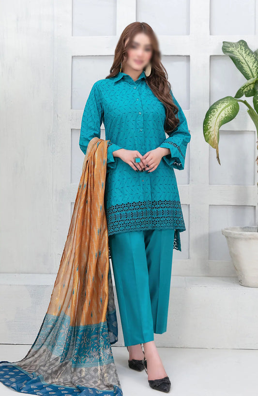 Pegah Schiffli Embroidered Cotton Collection - D 2144