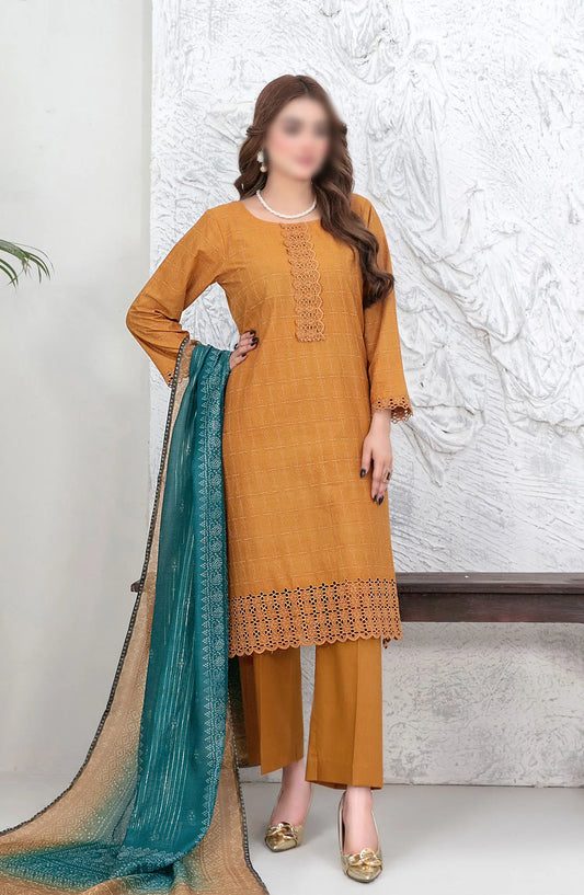 Pegah Schiffli Embroidered Cotton Collection - D 2145