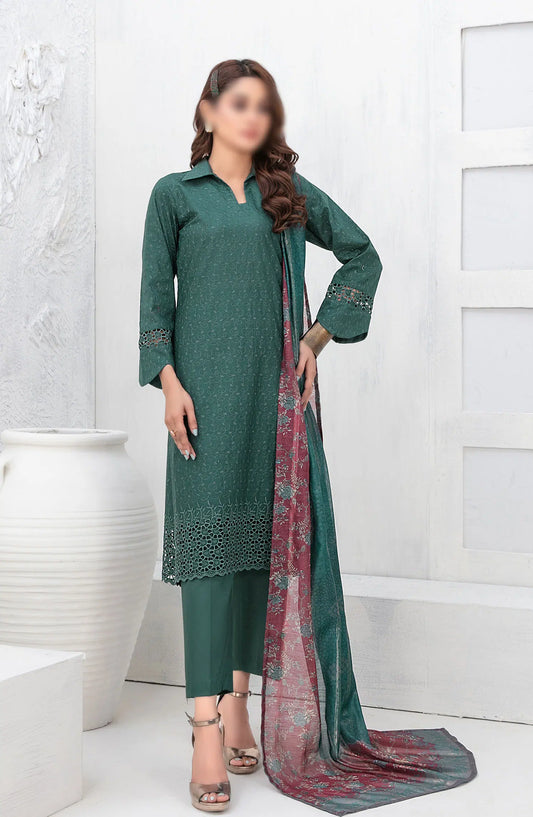 Pegah Schiffli Embroidered Cotton Collection - D 2147