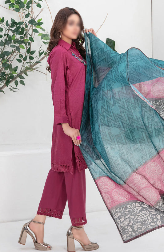 Pegah Schiffli Embroidered Cotton Collection - D 2152