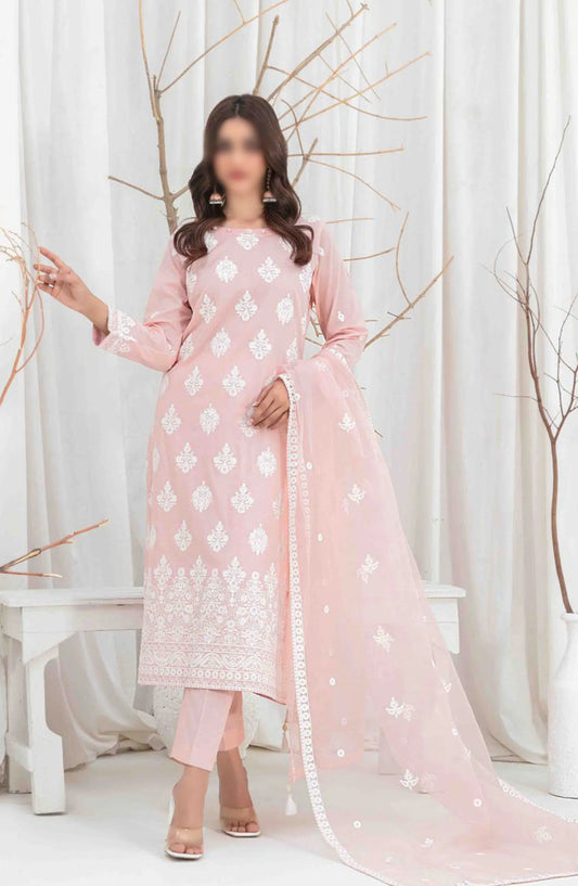 AENI Semi Stitched Fancy Embroidered Lawn Collection 2024 - D 2207