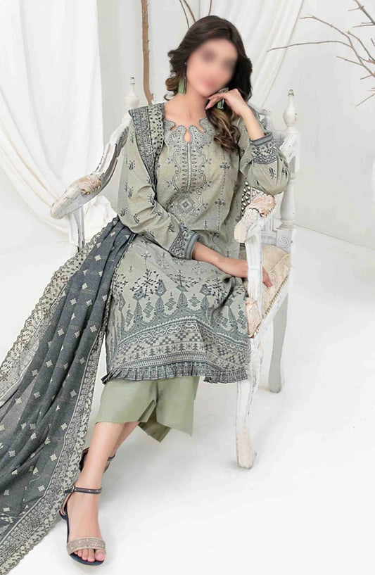 Lamiyah - Embroidered Digital Printed Lawn Collection 2024 - D 2461