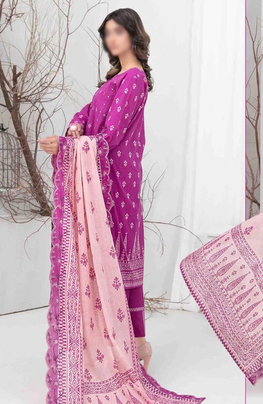 Lamiyah - Embroidered Digital Printed Lawn Collection 2024 - D 2462