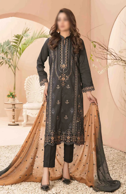 Narina - Embroidered Digital Printed Lawn Collection By Tawakkal Fabrics - D 2468
