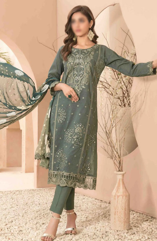 Narina - Embroidered Digital Printed Lawn Collection By Tawakkal Fabrics - D 2472