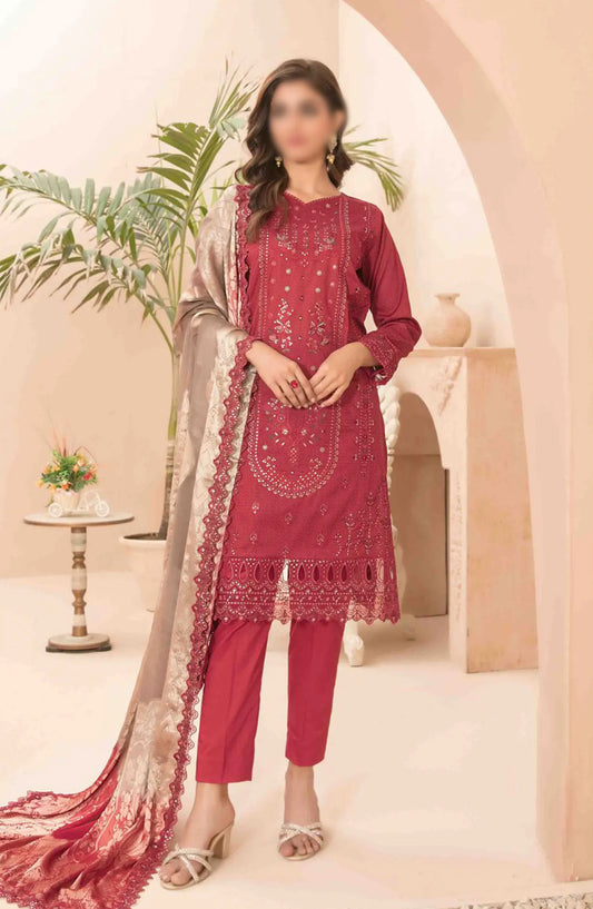 Narina - Embroidered Digital Printed Lawn Collection By Tawakkal Fabrics - D 2478