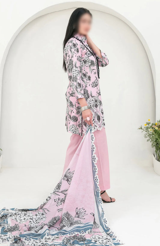 Gulposh - Embroidered Digital Printed Lawn Collection 2024 - D 2515