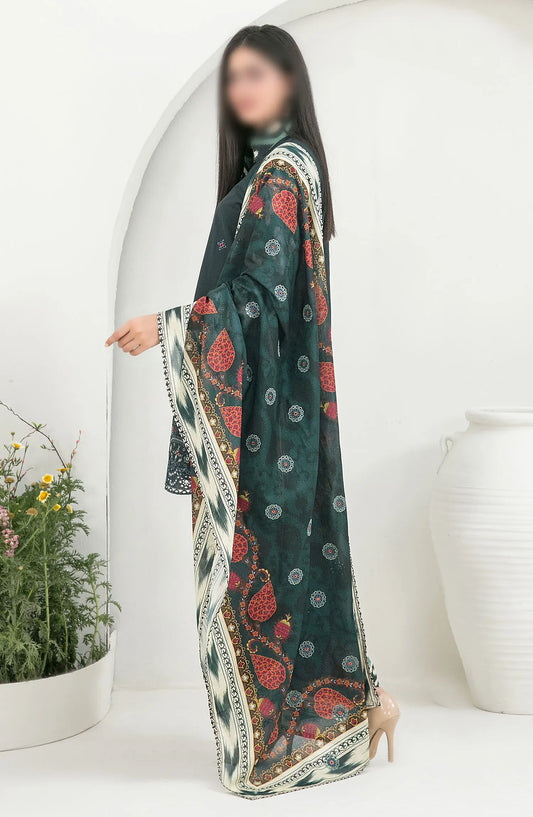 Gulposh - Embroidered Digital Printed Lawn Collection 2024 - D 2516