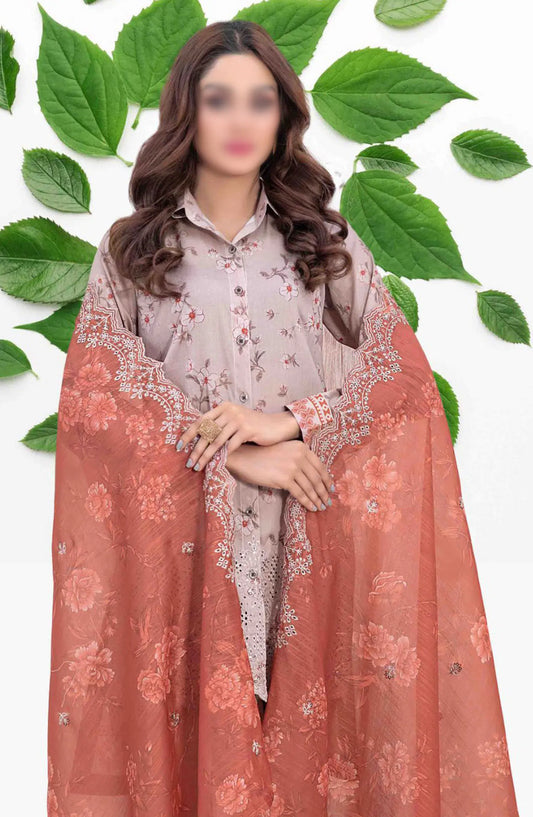 Talayeh - Embroidered Digital Lawn Collection 2024 - D 2551