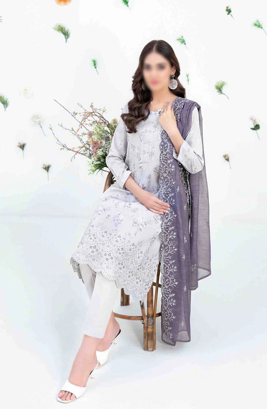 Talayeh - Embroidered Digital Lawn Collection 2024 - D 2555