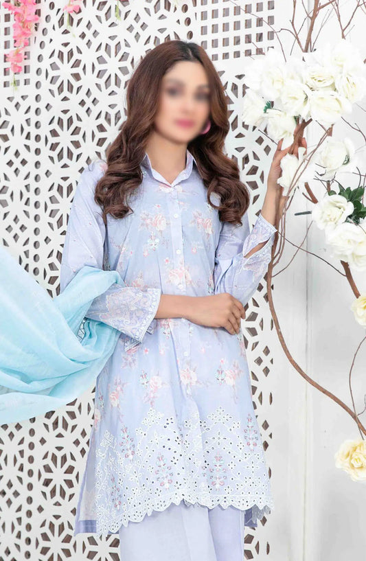 Talayeh - Embroidered Digital Lawn Collection 2024 - D 2557