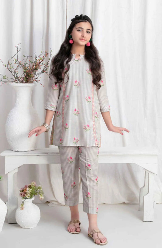Little Dreamers Stitched Kids Digital Printed Swiss Collection 2024 - D-2572