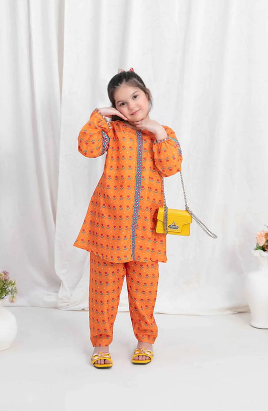 Little Dreamers Stitched Kids Digital Printed Swiss Collection 2024 - D-2574