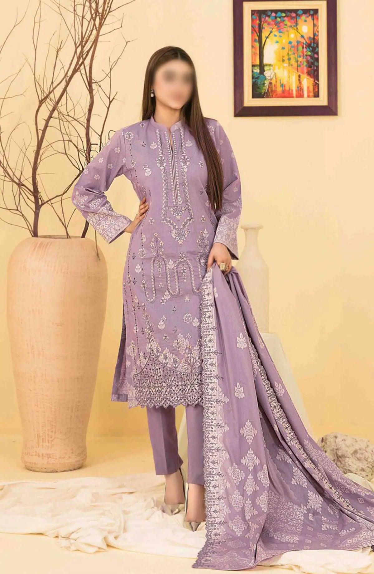 Gulshanara Vol IV - Embroidered Lawn Banarsi Collection - D 2701
