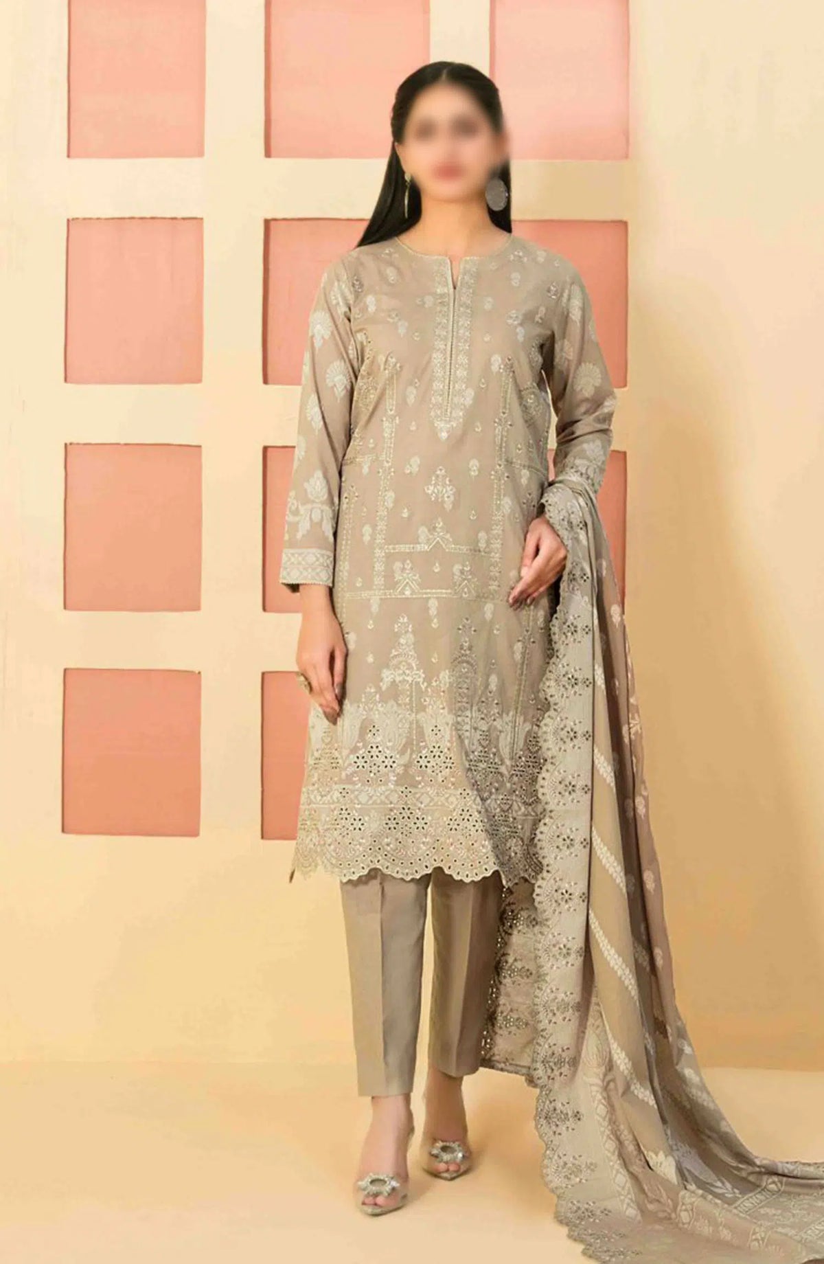Gulshanara Vol IV - Embroidered Lawn Banarsi Collection - D 2703