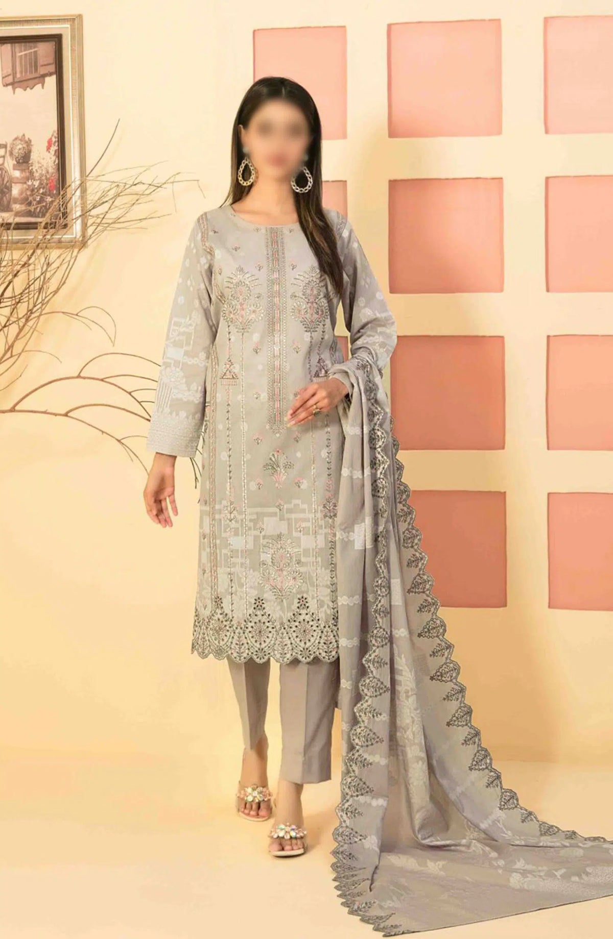 Gulshanara Vol IV - Embroidered Lawn Banarsi Collection - D 2704