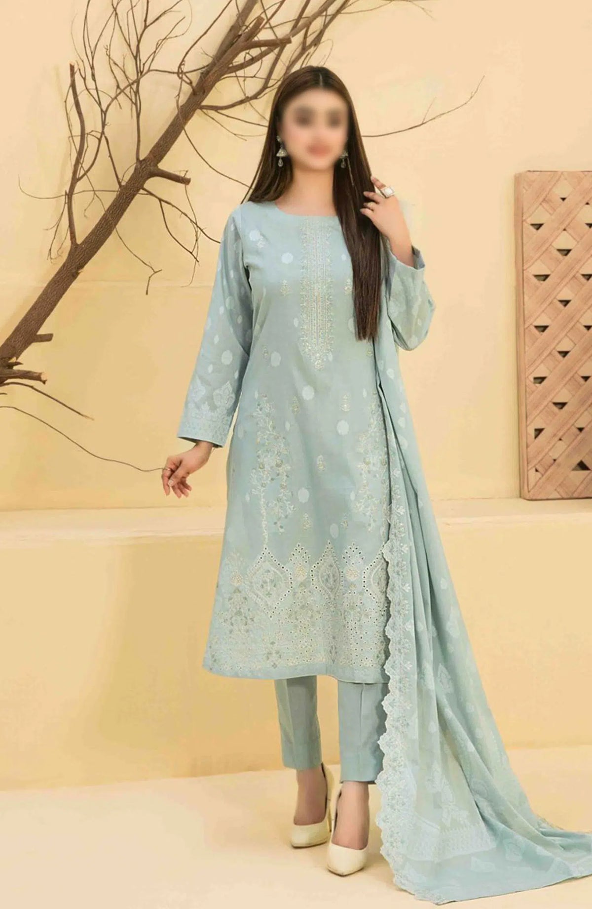 Gulshanara Vol IV - Embroidered Lawn Banarsi Collection - D 2707