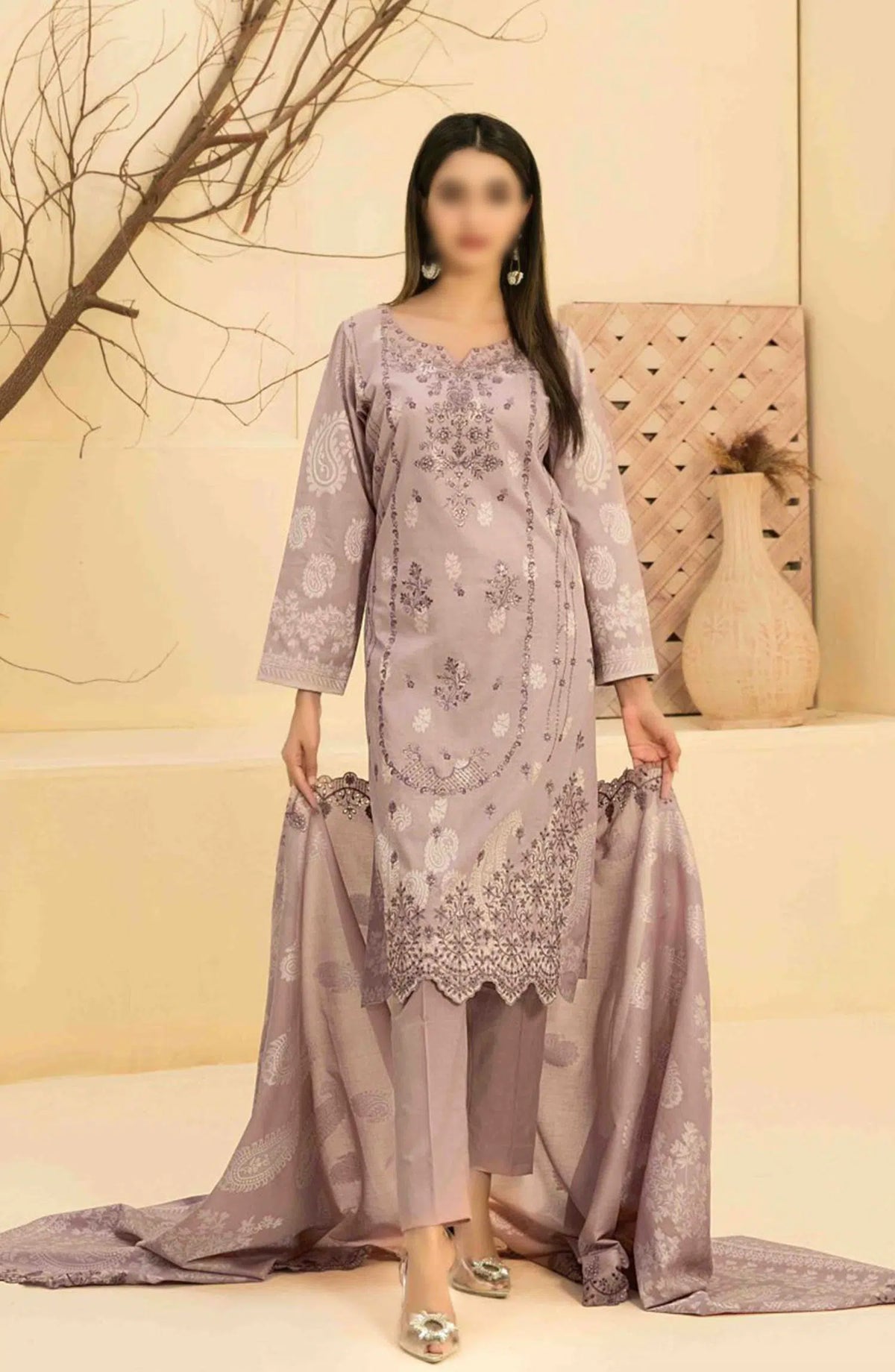 Gulshanara Vol IV - Embroidered Lawn Banarsi Collection - D 2708